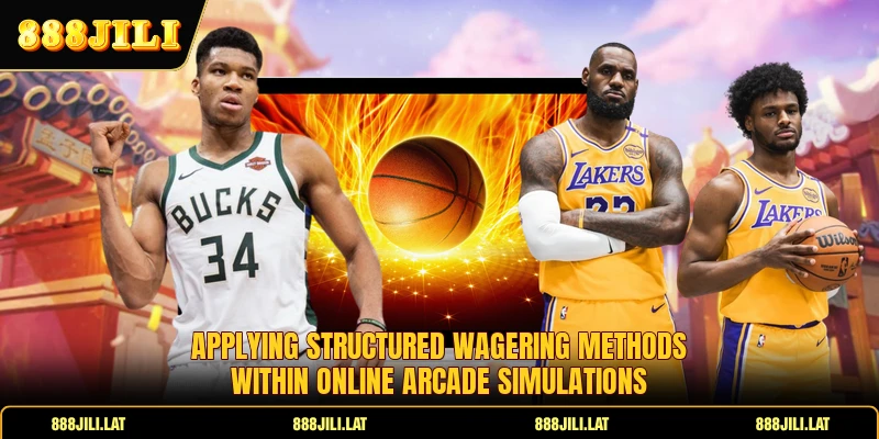 Applying structured wagering methods within online arcade simulations