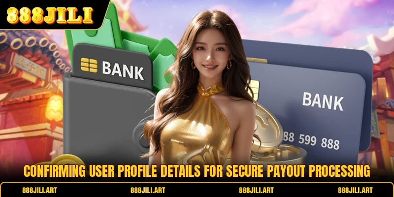 Confirming user profile details for secure payout processing