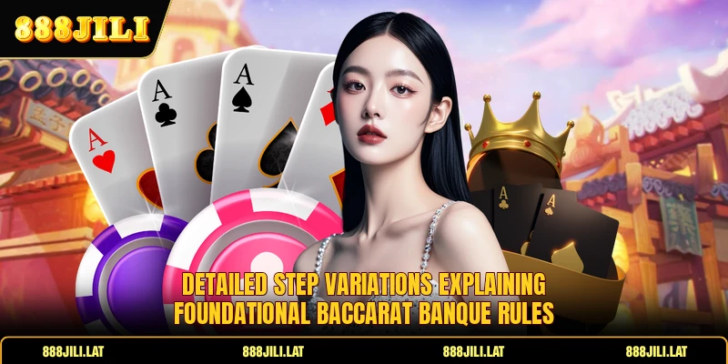 Detailed step variations explaining foundational Baccarat Banque Rules