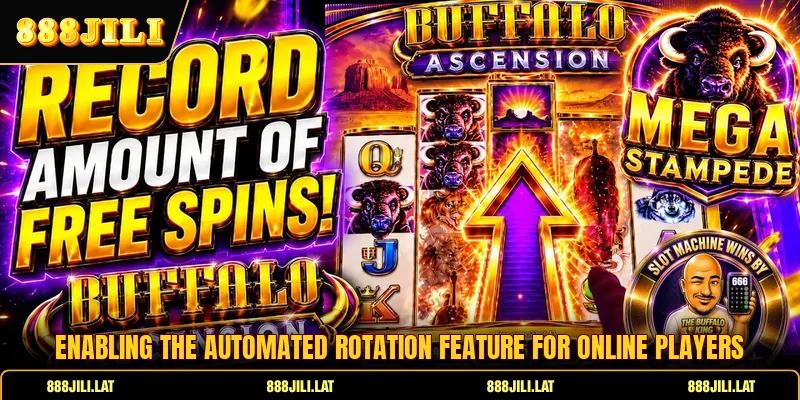 Enabling the automated rotation feature for online players