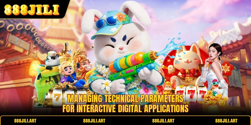 Managing technical parameters for interactive digital applications