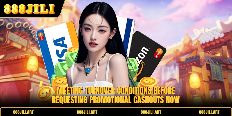 Meeting turnover conditions before requesting promotional cashouts now
