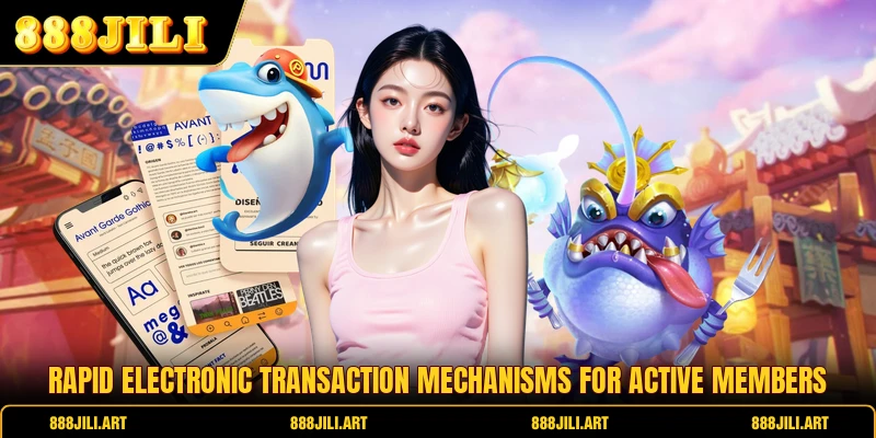 Rapid electronic transaction mechanisms for active members