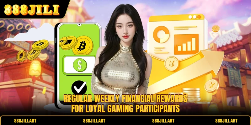 Regular weekly financial rewards for loyal gaming participants