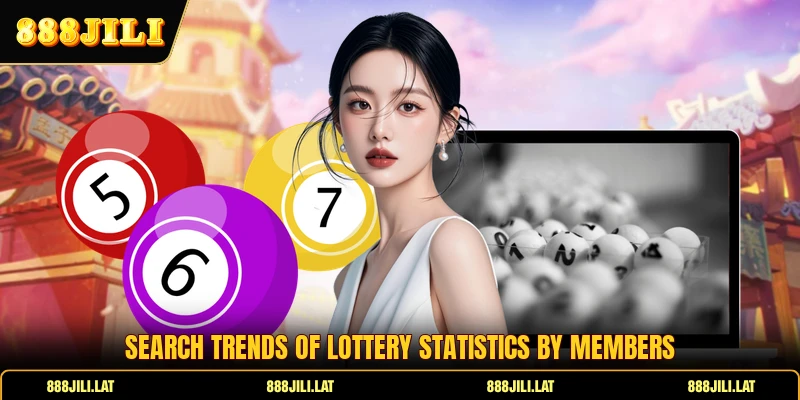 Search trends of lottery statistics by members