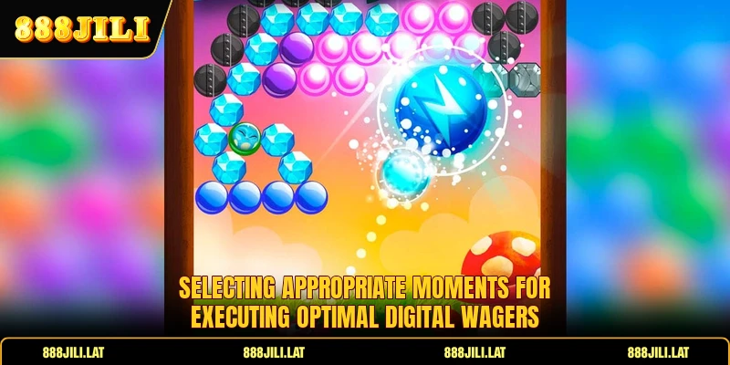 Selecting appropriate moments for executing optimal digital wagers