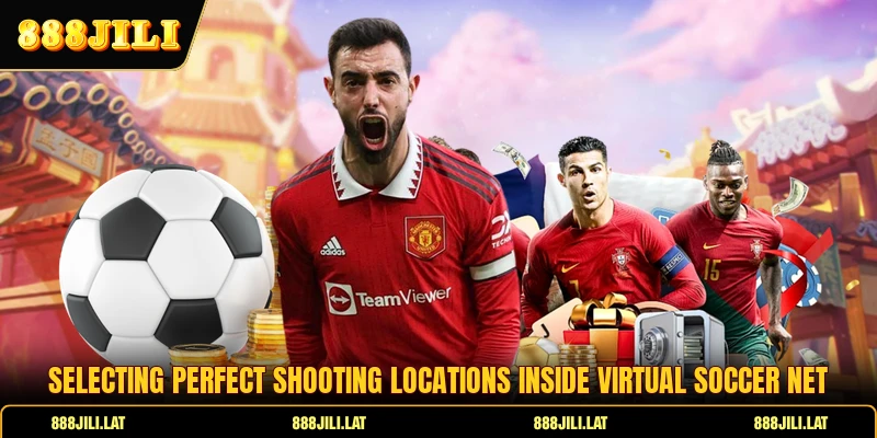 Selecting perfect shooting locations inside virtual soccer net