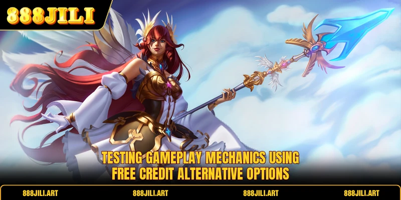 Testing gameplay mechanics using free credit alternative options
