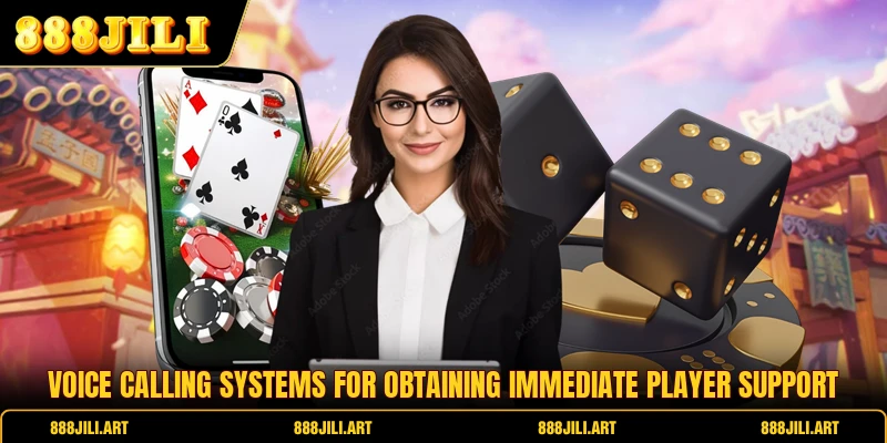 Voice calling systems for obtaining immediate player support
